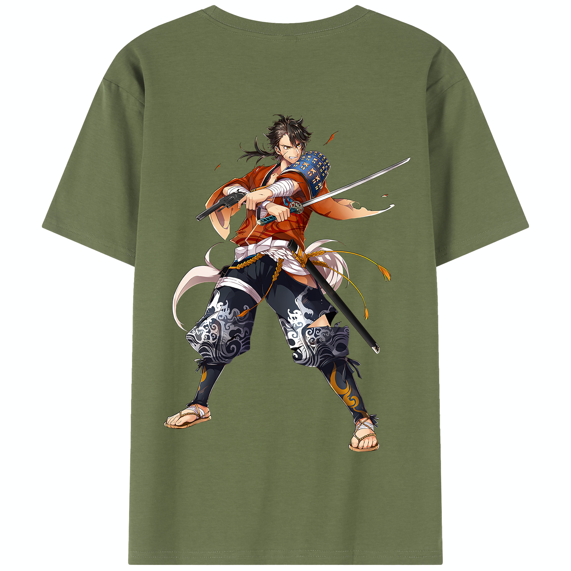 （画像用） 刀剣乱舞 Touken Ranbu 綿100％半袖Tシャツ（背面プリント）